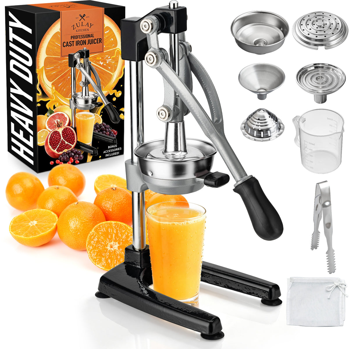 Pulperizer 9-in-1 Cast Iron Juicer