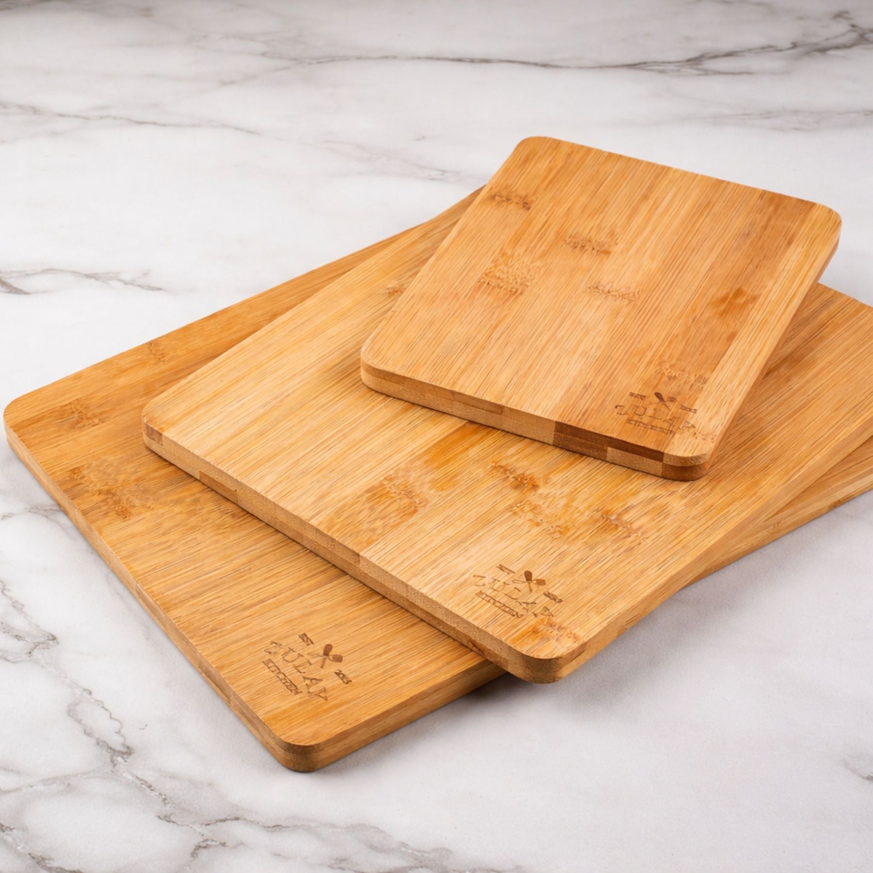 Zulay Kitchen Bamboo Cutting Board - Thumbnail 4
