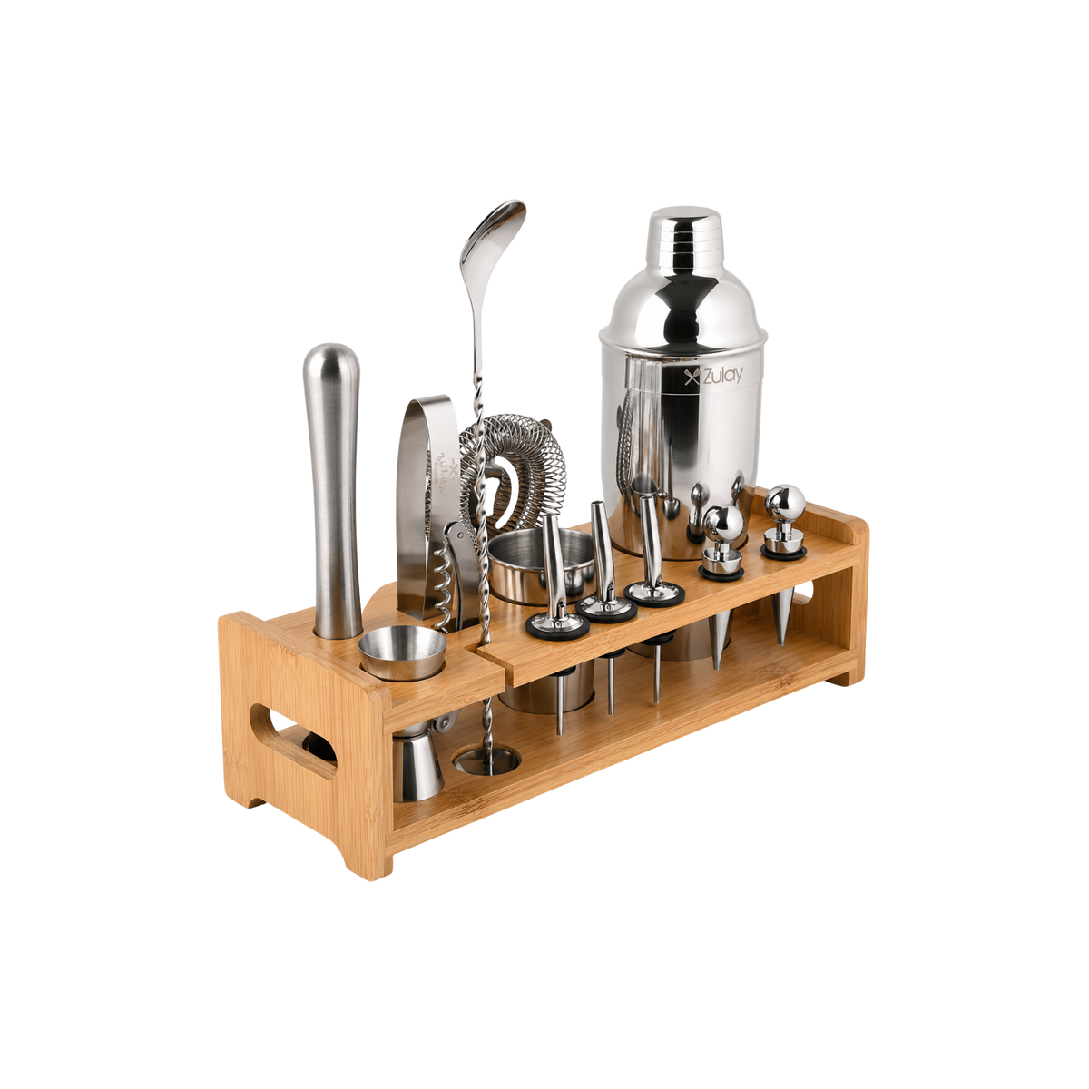 ガルニエ リキュール フラコン カドリール スタッキング セット Complete Bartender Kit - 24-Piece Stainless Steel Cocktail Shaker