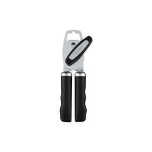 Stainless Steel Manual Can Opener with Bottle Opener - Black by Zulay Kitchen