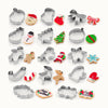 Christmas Holiday Cookie Cutters – 14-Piece Set by Zulay Kitchen
