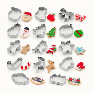 Christmas Holiday Cookie Cutters – 14-Piece Set by Zulay Kitchen