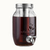 Cold Brew Coffee Maker - 1.5 Liter Cold Brew Jug - Silver by Zulay Kitchen