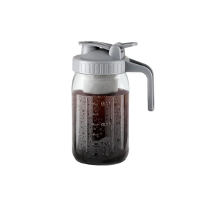 Premium Cold Brew Coffee Maker – Mason Jar Pitcher 32oz - Gray by Zulay Kitchen