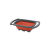 Collapsible Colander With Extendable Handles-Red by Zulay Kitchen