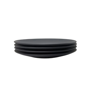 The Contour Salad Plate - Set of 4 - Slate Blue by Zulay Kitchen