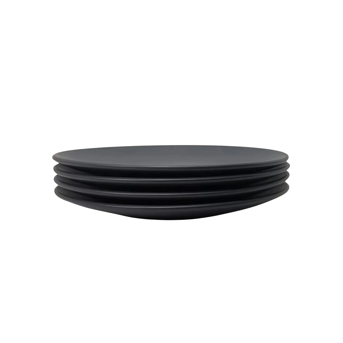 The Contour Salad Plate - Set of 4 - Slate Blue by Zulay Kitchen