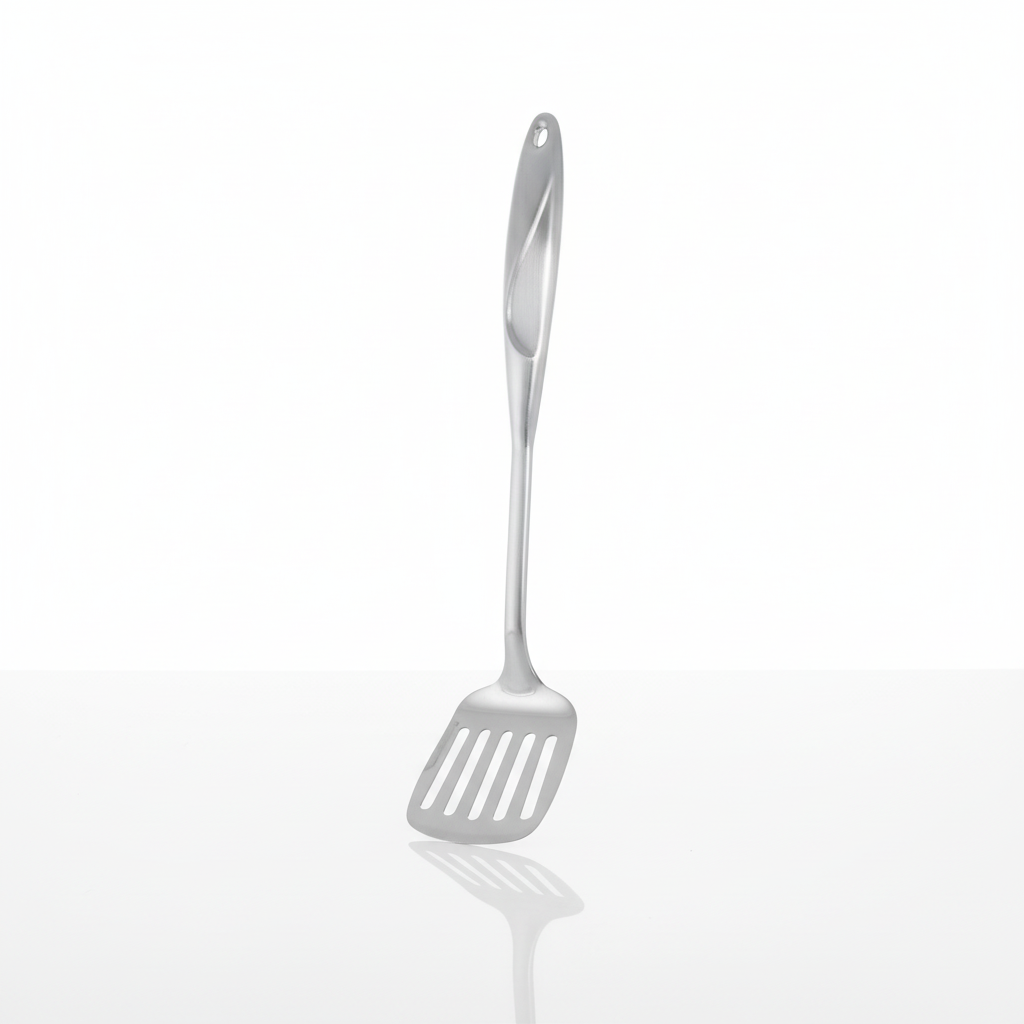 Cooking Utensil Stainless Steel (8 Piece Set) - Slotted Spatula - Replacement Part - Zulay Kitchen 