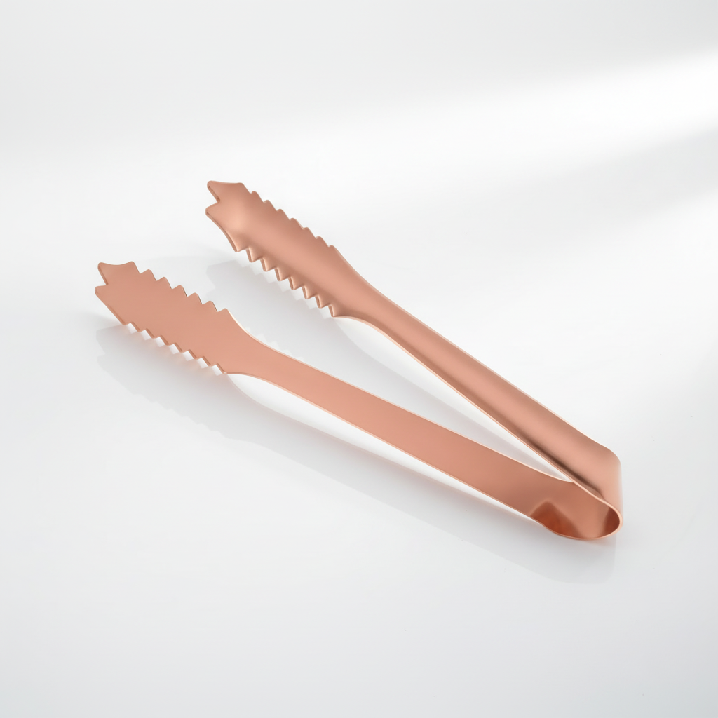 Copper Ice Tongs Mixology Bartender Kit - 10-Piece Set