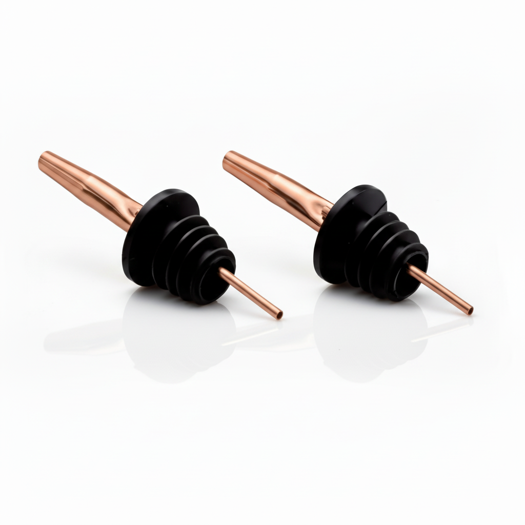 Copper Liquor Pourers Mixology Bartender Kit - 10-Piece Set