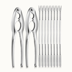 Crab Crackers and Tools Set - 10 Piece Kit by Zulay Kitchen