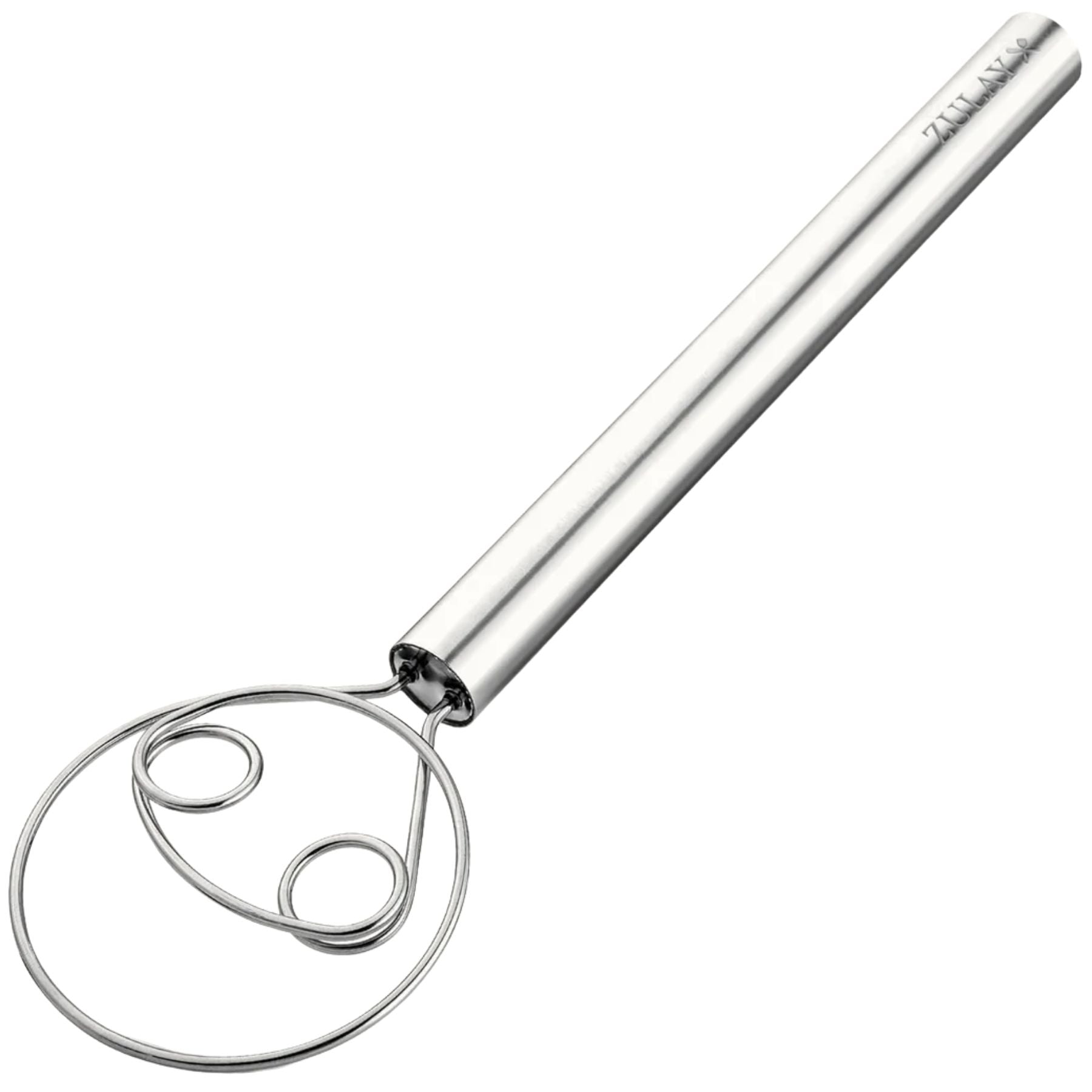Danish Dough Whisk Stainless Steel - Double Eye by Zulay Kitchen