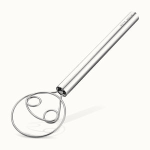 Danish Dough Whisk Stainless Steel - Double Eye by Zulay Kitchen