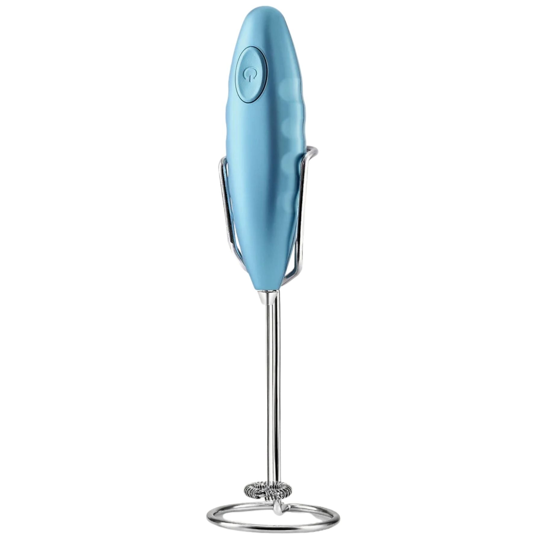 Double Grip Handheld Milk Frother - Metallic Ice Blue by Zulay Kitchen