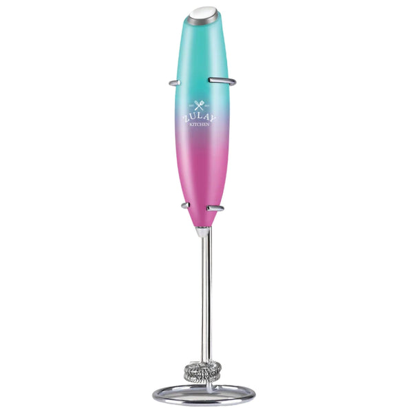 Double Whisk Milk Frother Handheld Mixer - Bubblegum by Zulay Kitchen