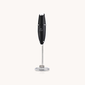 Double Whisk Milk Frother Handheld Mixer - Black by Zulay Kitchen