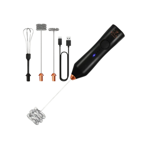 Dynamic Rechargeable Milk Frother- Black Copper by Zulay Kitchen