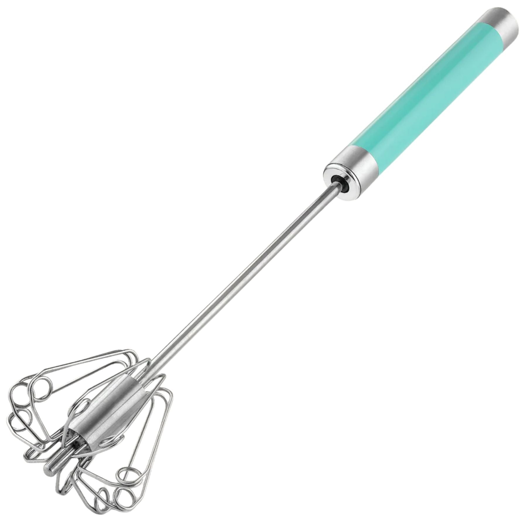 Egg Beater Push Whisk - Aqua Sky by Zulay Kitchen
