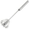 Egg Beater Push Whisk-Silver by Zulay Kitchen
