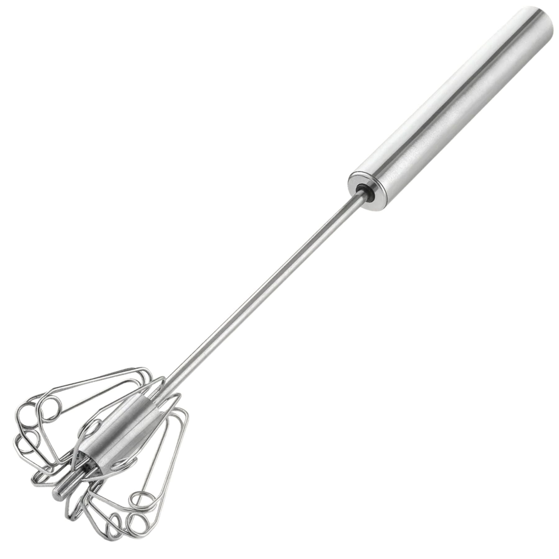 Egg Beater Push Whisk-Silver by Zulay Kitchen