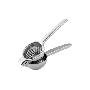 Premium Lemon Squeezer -Single Bowl Manual Press - Silver by Zulay Kitchen