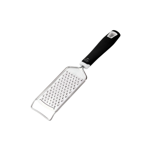 Stainless Steel Flat Cheese Grater-Black by Zulay Kitchen