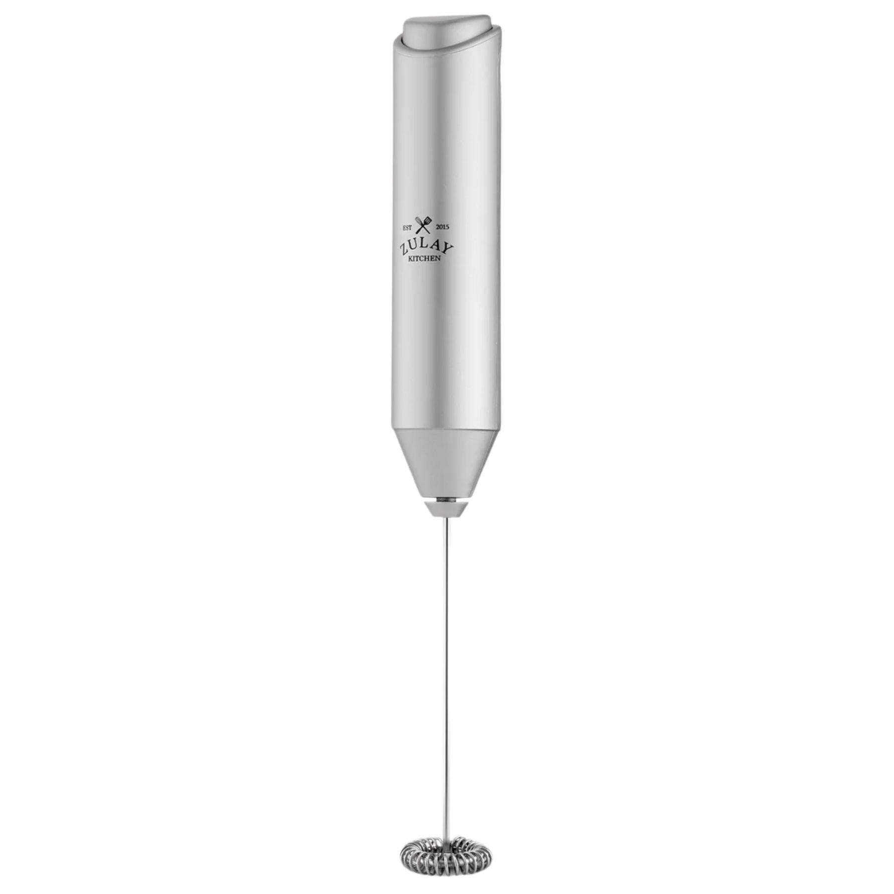 FrothMate Milk Frother Without Stand - Silver by Zulay Kitchen