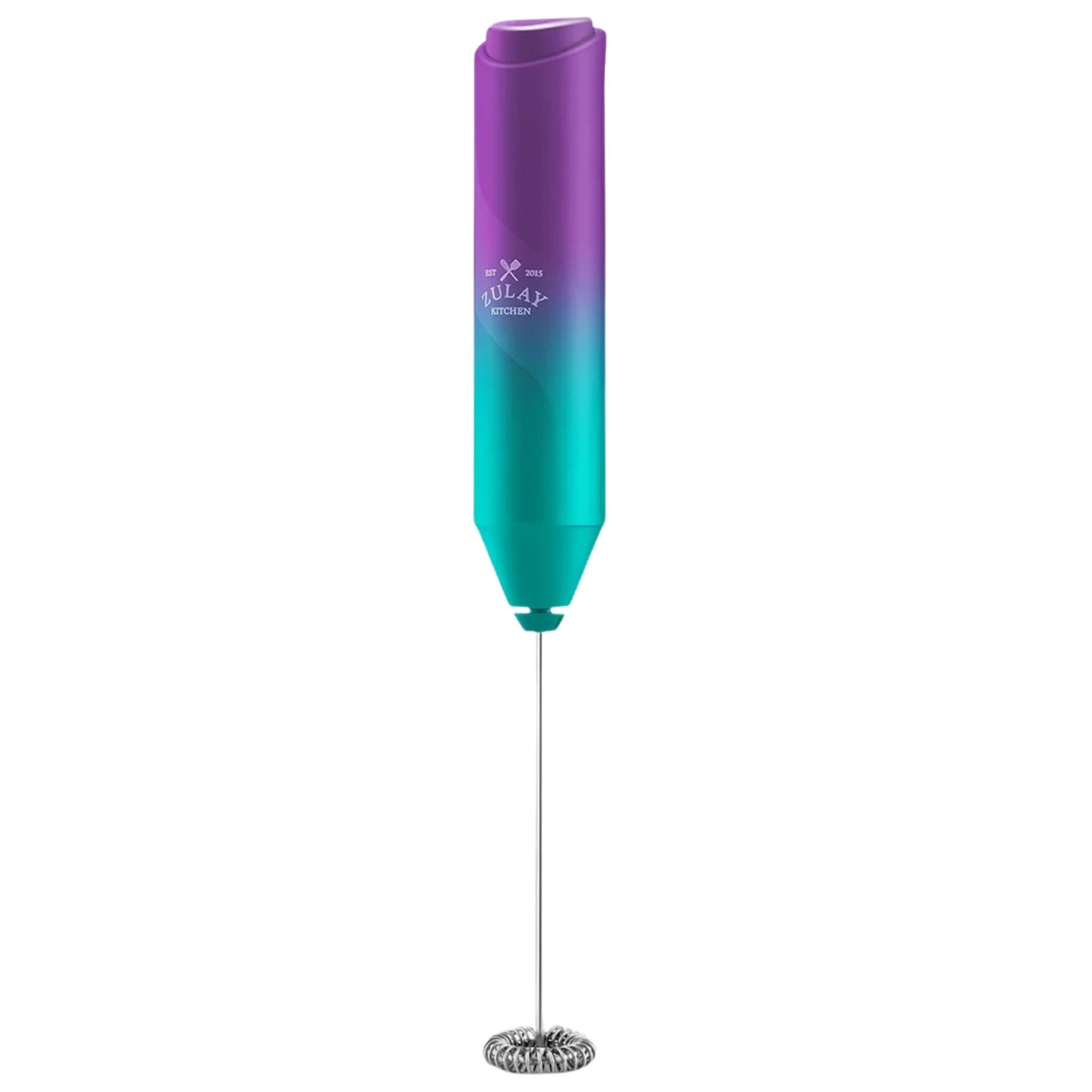 FrothMate Milk Frother Without Stand-Purple Teal Fade by Zulay Kitchen