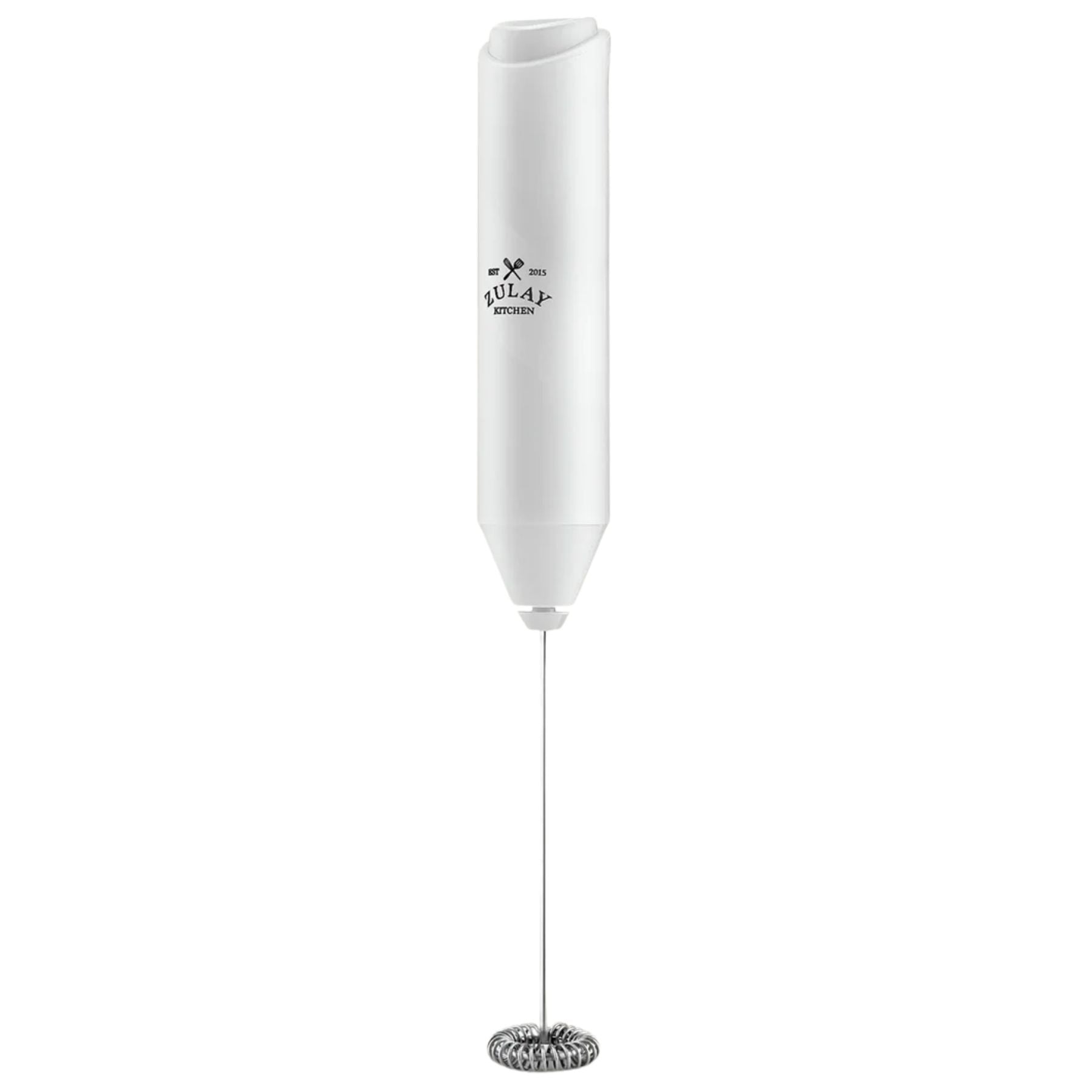 FrothMate Milk Frother Without Stand-White by Zulay Kitchen