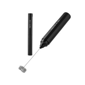 Froth N Go Rechargeable Milk Frother with Case - Black by Zulay Kitchen