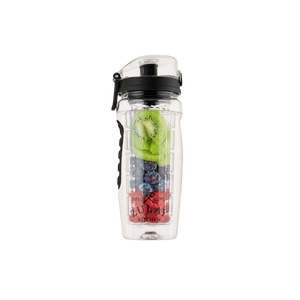 Fruit Infuser Water Bottle with Time Marker - Black by Zulay Kitchen
