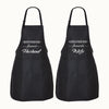 Funny Aprons for Men, Women & Couples- Husband & Wife by Zulay Kitchen