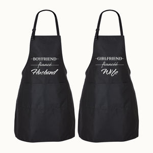 Funny Aprons for Men, Women & Couples- Husband & Wife by Zulay Kitchen