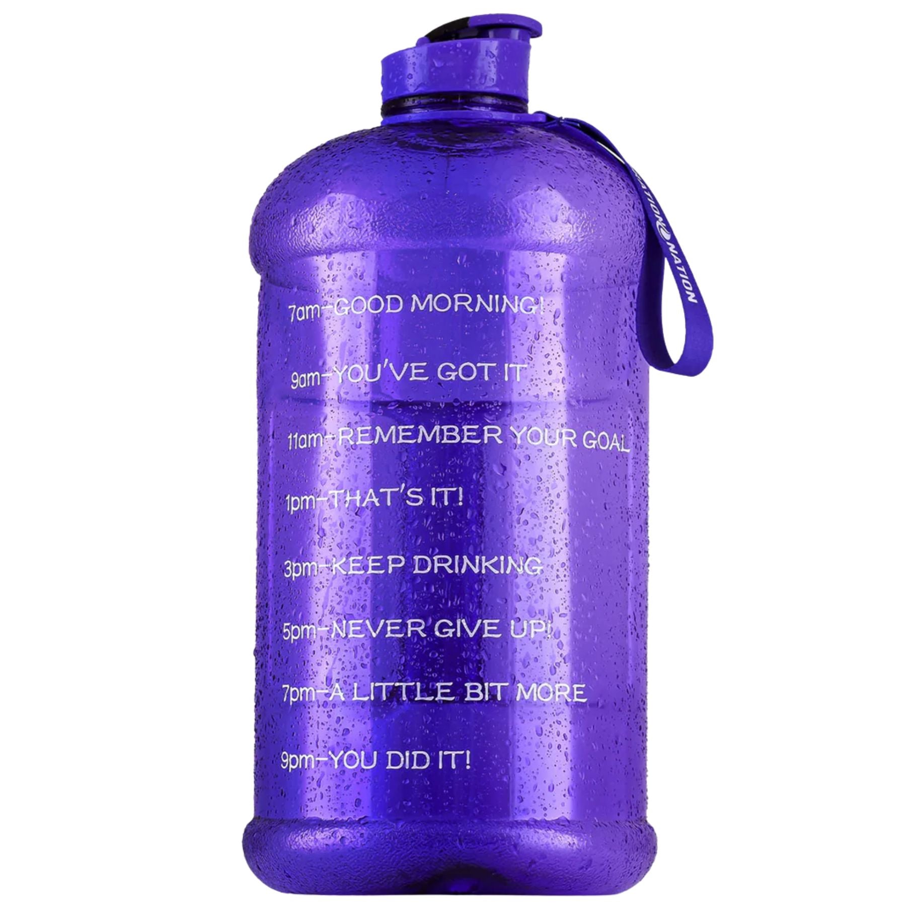 Hydration Nation 1 Gallon Water Bottle-Purple by Zulay Kitchen