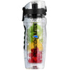 Portable Water Bottle with Fruit Infuser - Black by Zulay Kitchen