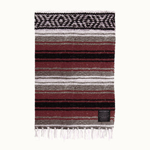 Hydration Nation Handcrafted Mexican Blanket - Cherry by Zulay Kitchen