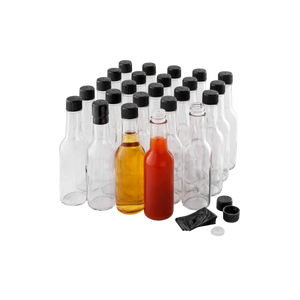 Simple Craft Hot Sauce Glass Bottles (5 oz) - 24 Piece by Zulay Kitchen