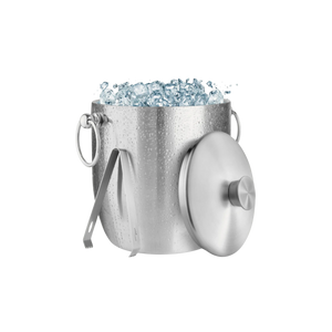 Ice Bucket With Lid, Strainer and Tongs by Zulay Kitchen