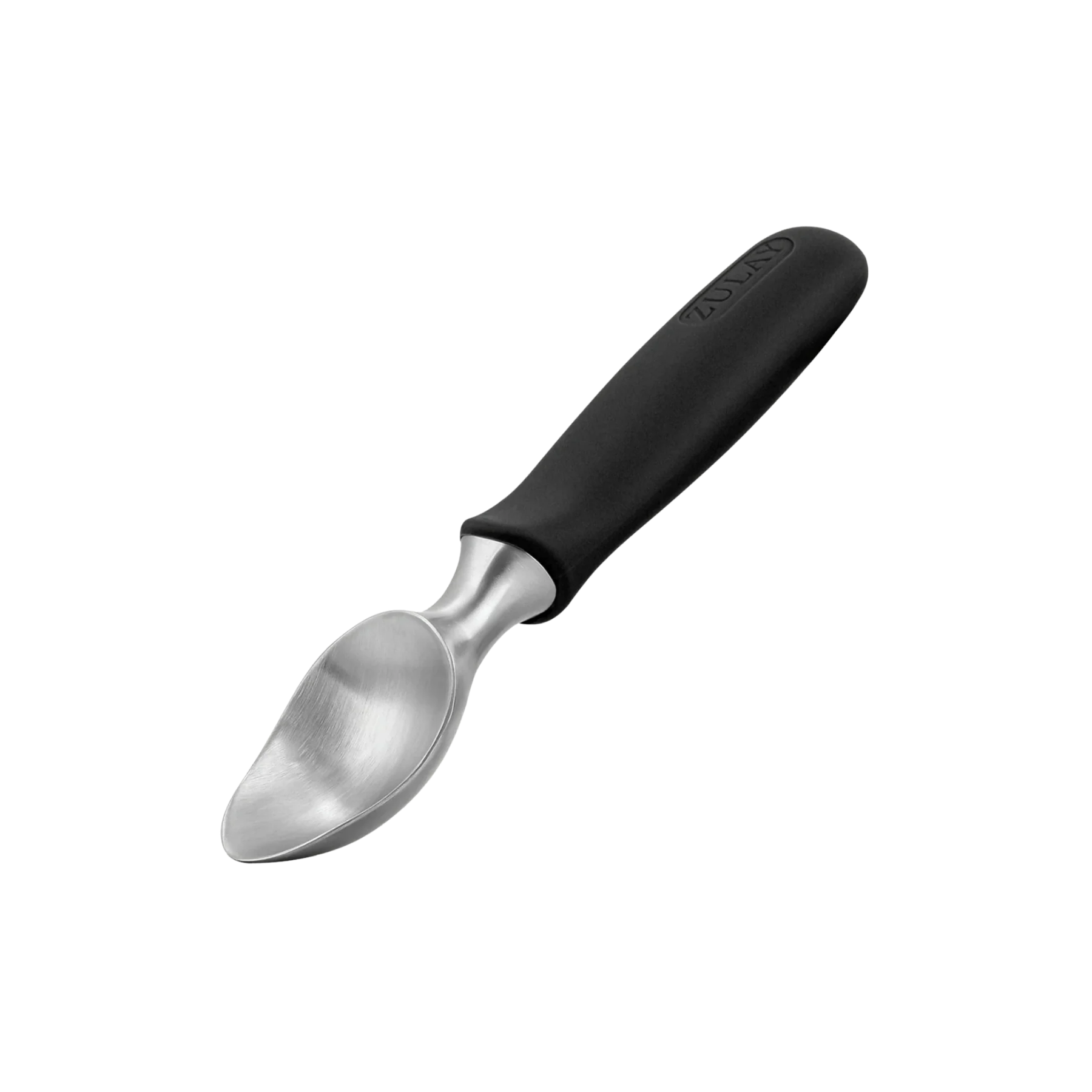 Ice Cream Scoop With Rubber Grip - Black by Zulay Kitchen