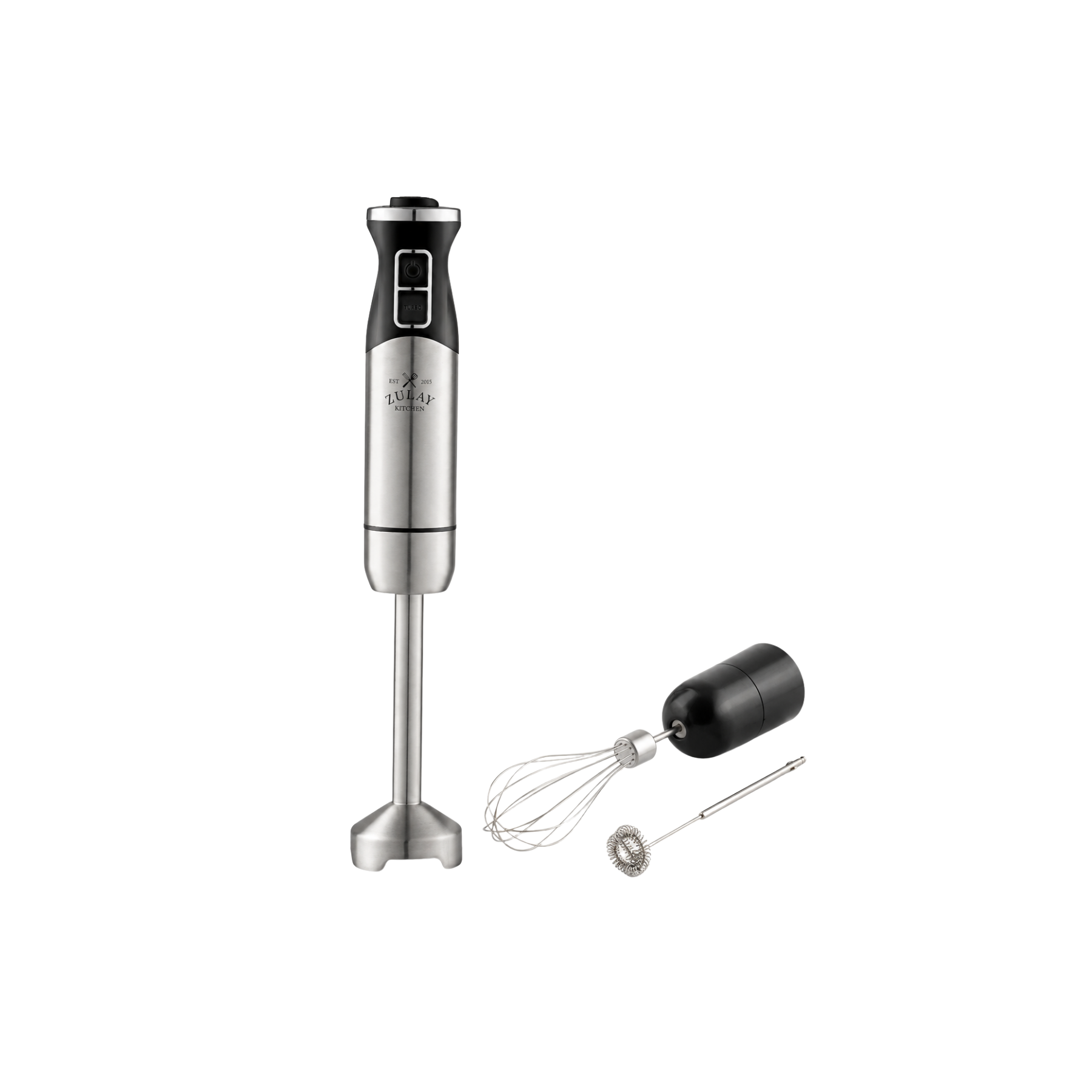 Immersion Blender Handheld 500w Powerful Mixer for Cooking - Black by Zulay Kitchen