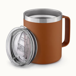 Insulated Coffee Mug with Lid - Cinnamon by Zulay Kitchen