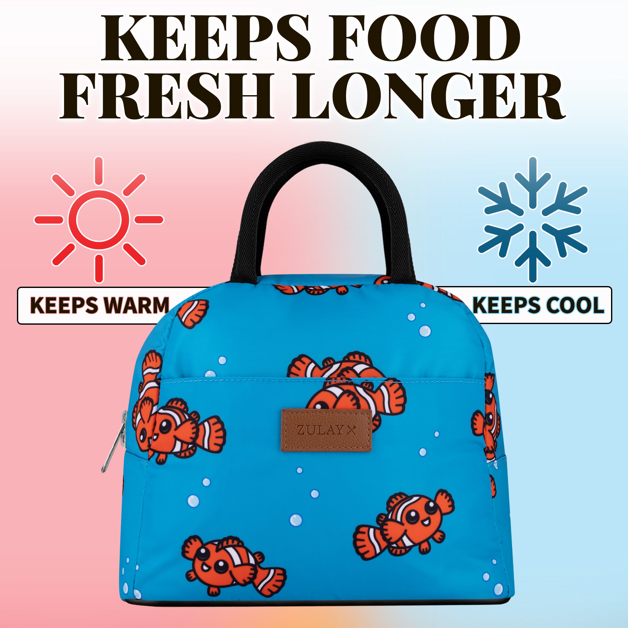 Spacious and Practical Storage Tote Lunch Bag by Zulay Kitchen