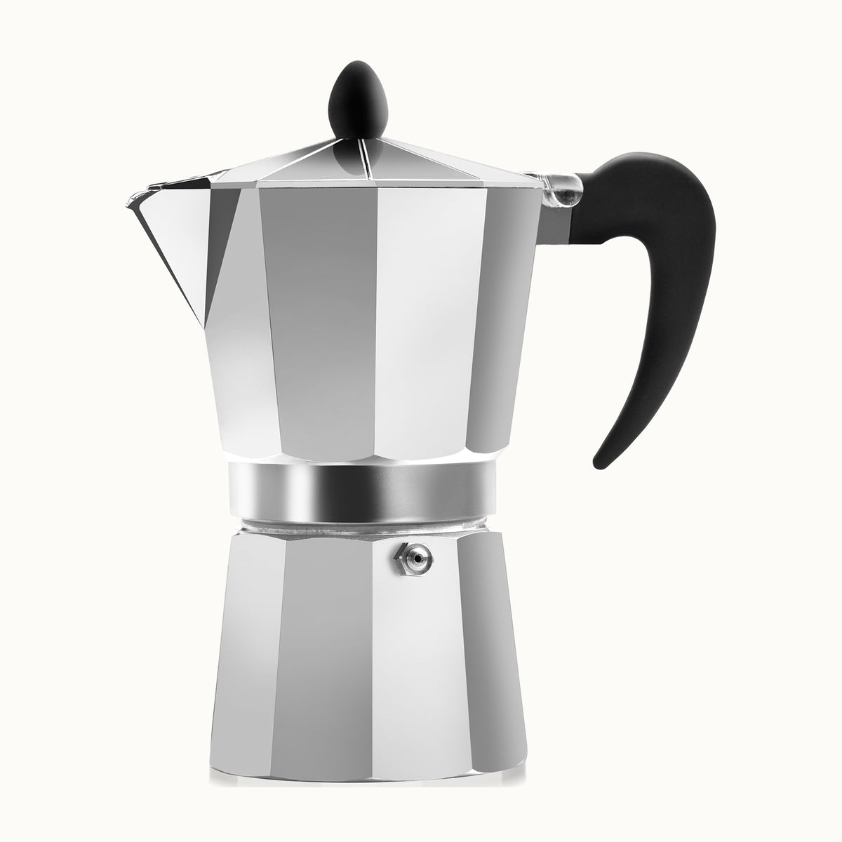 Italian Espresso Maker Curved Handle Zulay Kitchen
