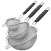 Kitchen Strainer (Set of 3)-Black by Zulay Kitchen