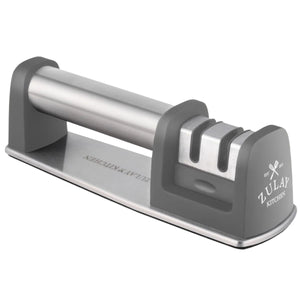 Knife Sharpener (2-Stage) - Gray by Zulay Kitchen