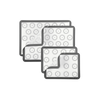 Macaron Silicone Baking Mats - 4 Piece Set-Gray by Zulay Kitchen
