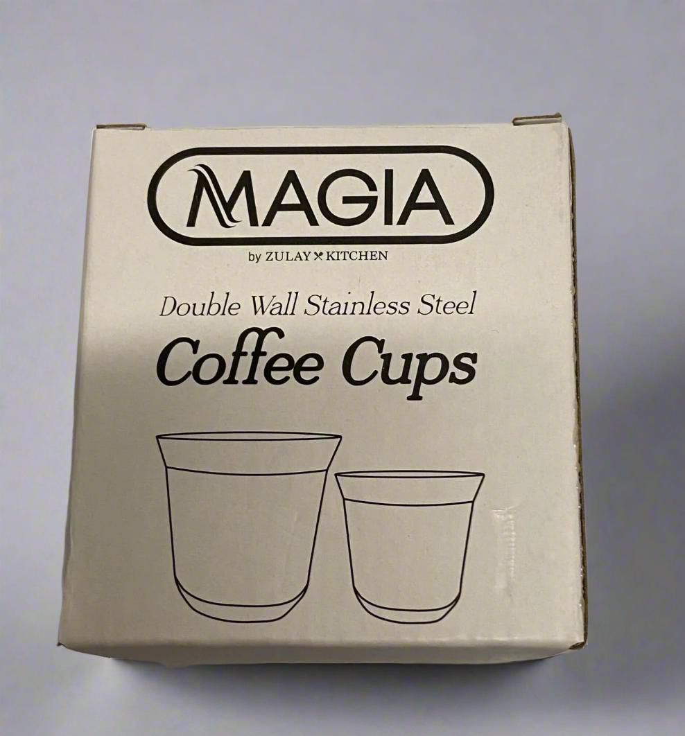 Magia Double Wall Stainless Steel Cups Replacement Part - Zulay Kitchen 