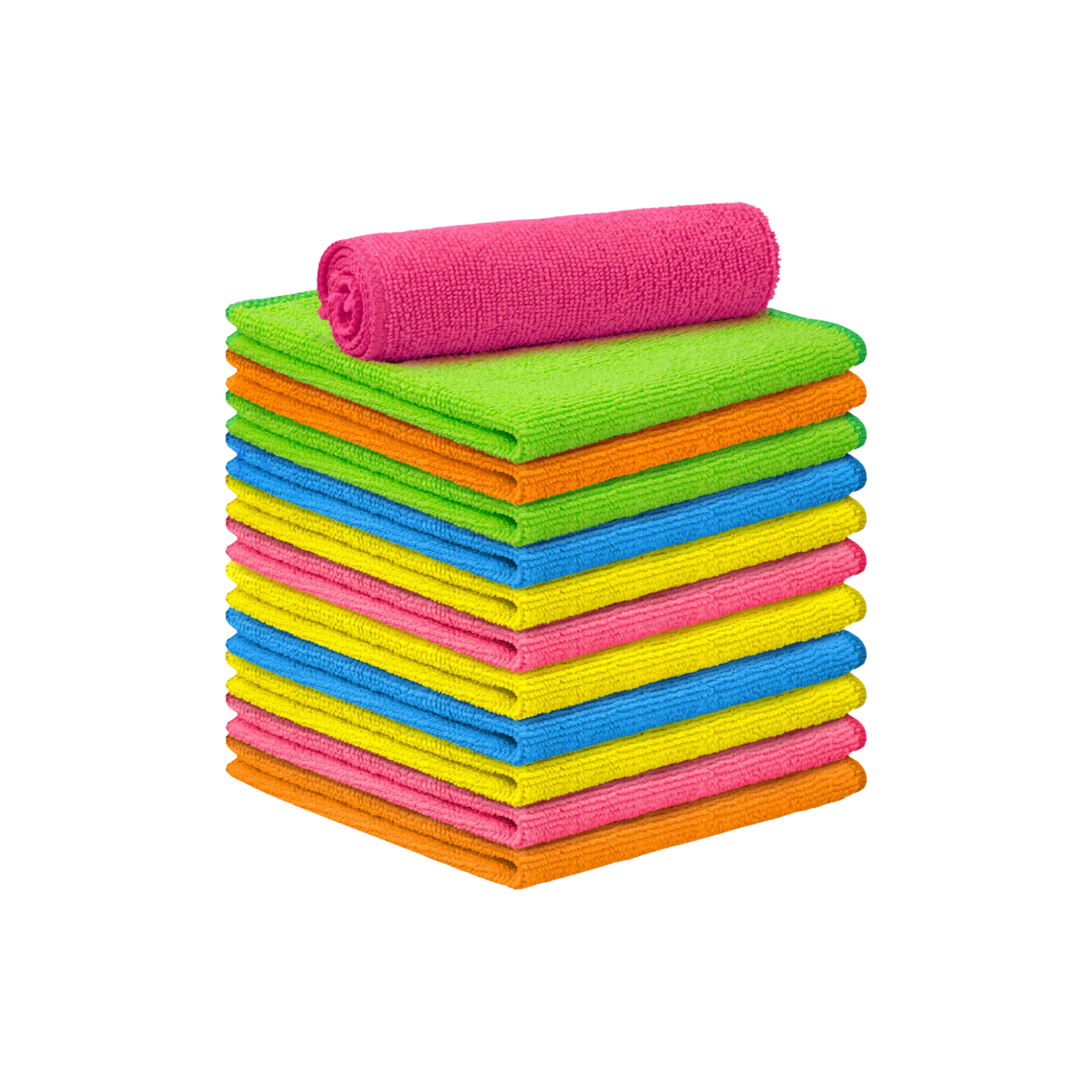 Microfiber Cleaning Cloths - 12 Pack of Highly Absorbent, Soft Microfiber Cloths by Zulay Kitchen