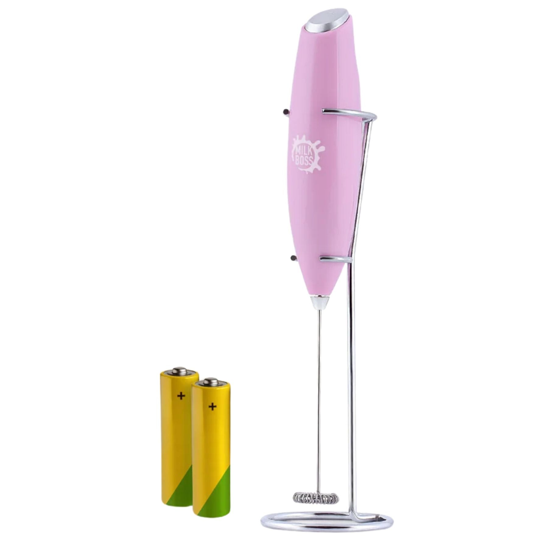 Milk Boss (Batteries Included) Milk Frother - Rose Pink by Zulay Kitchen