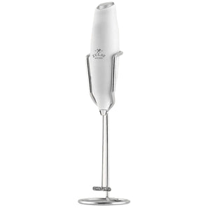 Milk Boss Milk Frother With Holster Stand - White by Zulay Kitchen